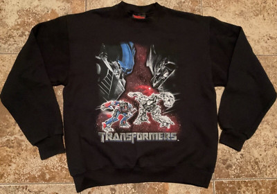 TRANSFORMERS THE MOVIE 2007 GRAPHIC SWEATSHIRT ( YOUTH LARGE, 10-12 ) PREOWNED