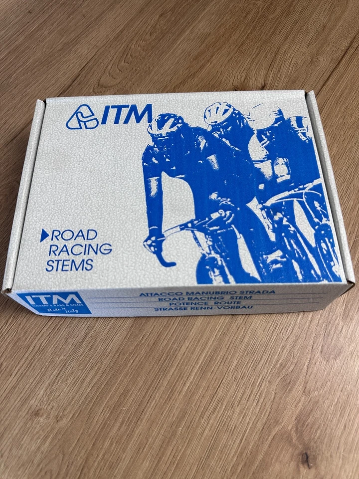 Piezas de bicicleta retro NUEVO EN CAJA NOS ITM GOCCIA vástago 76° 22,2 mm diámetro 130 mm Foto 2 de 4