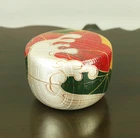 中村宗悦 Nakamura Soetsu (b1932) Mehajiki lacquer Natsume Tea Caddy VA457