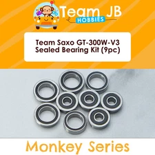 Team Saxo GT-300W-V3 - 9 Pcs Rubber Sealed Bearings Kit