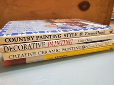 How-to Paint Decorative Arts and Crafts Hobby Books Lot of 4