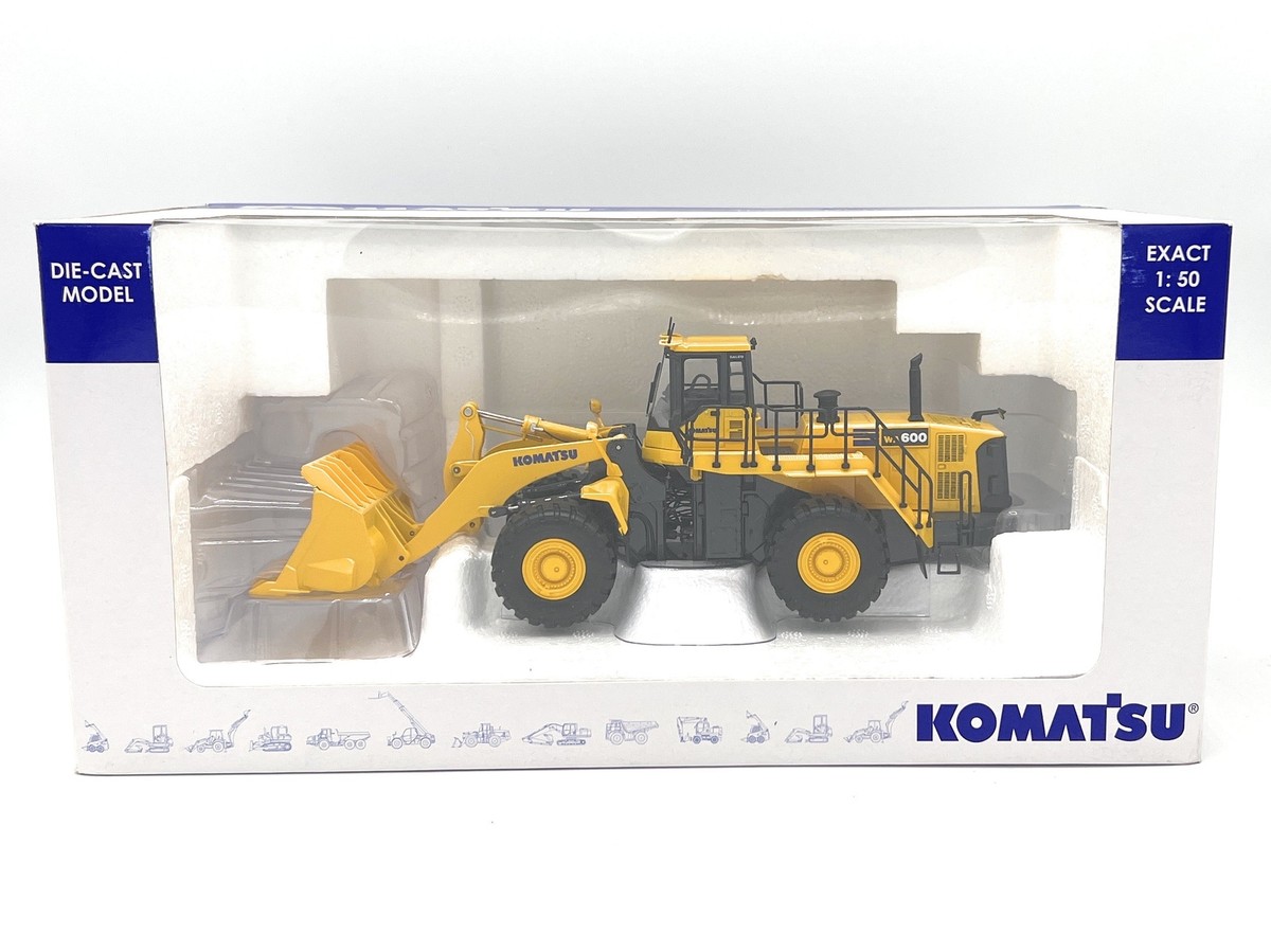 ミニカー KOMATSU WA600 1/50 1/50 Komatsu WA600-8 Wheel Loader Diecast Model