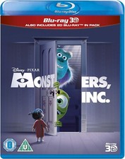 Monsters, Inc. Blu-ray (2013) John Goodman BRAND NEW Amazing Value