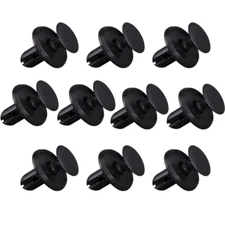 10pcs 6mm Hole Nylon Push-Type Retainer Clip for Some Subaru & Mitsubishi Models