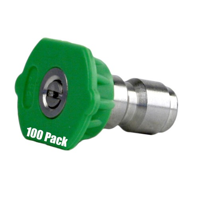 #ad 100 Pack Erie Tools Pressure Washer 1 4quot; Quick Connect 25 Degree 6.0 Nozzles $178.99