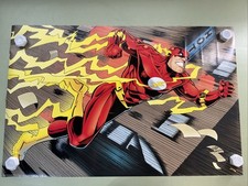 Vintage The Flash 1995 DC Postert, Rolled 22? X 34? Rinko & Marzan Jr.