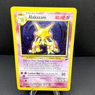 Pokemon TCG Alakazam Base Set 1/102 Holo Rare English 80 HP Wizards 1999