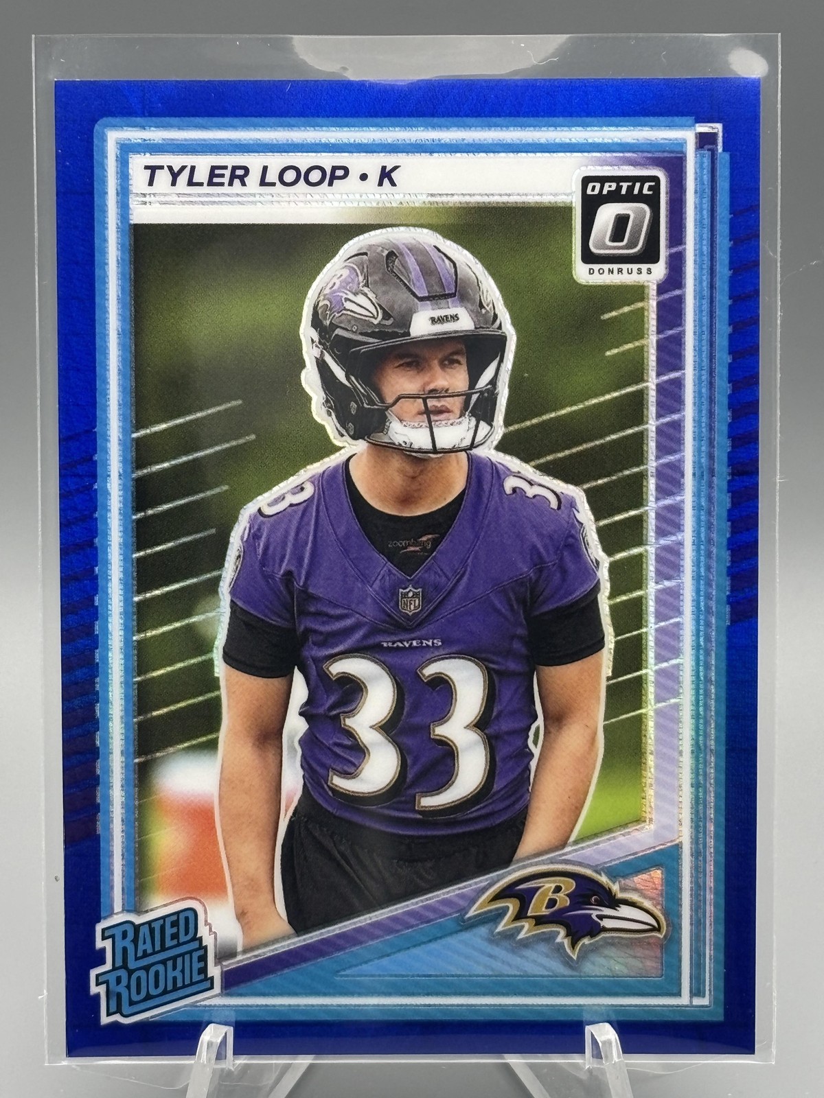 2025 Donruss Optic #227 Tyler Loop Blue Hyper