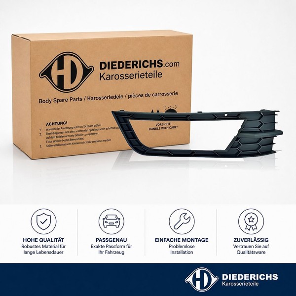LÜFtungsgitter StossfÄNger Vorne Links Diederichs 7832049 FÜR Skoda-image