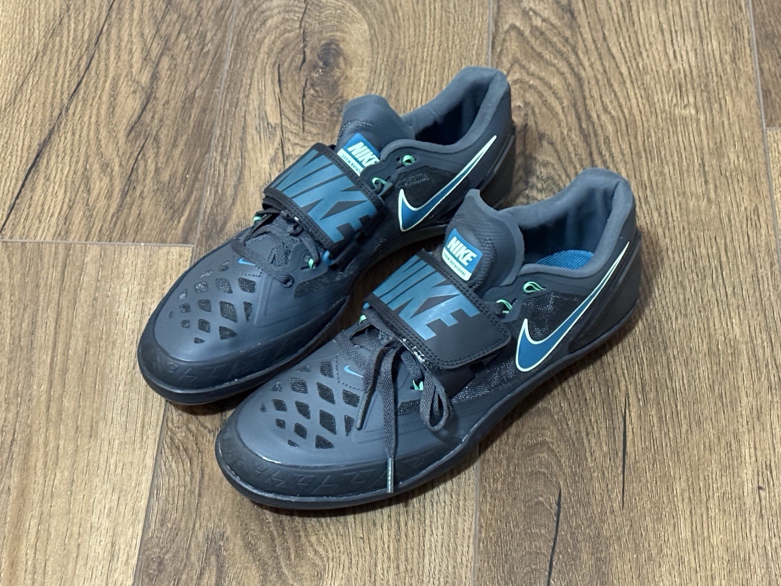 Nike Zoom Rotational 6 Throwing Shoes  Anthracite Bright Spruce Men’s Sz 9.5 thumbnail 4