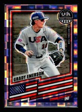 2026 Panini Stars & Stripes Pandora + #141 Grady Emerson 18U