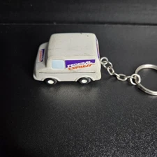 Federal Express FedEx Delivery Truck Keychain Vintage Advertising Mini Van