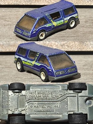 Hot Wheels 83 Real Riders Blue Dream Van XGW Goodyear 1/64 Miniature Collection - Photo 1/4