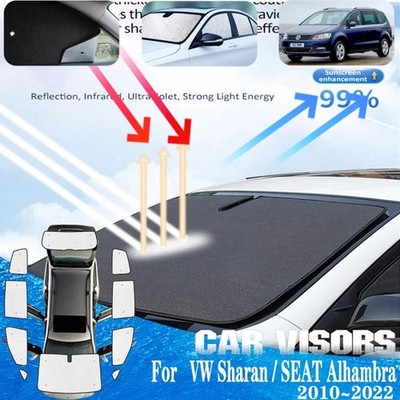 For Volkswagen VW Sharan 7N Accessories SEAT Alhambra 2010~2022 Car Sunscreen Wi