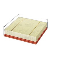Luftfilter-Einsatz 246 Mm - 262 Mm Valeo FüR U.A. Opel Omega