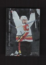 1999-00 Be a Player Millennium Signature Series Autograph Valeri Bure Flames
