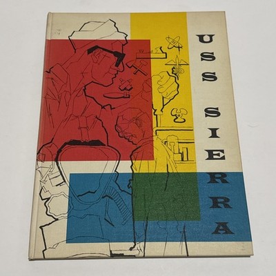 1959 USS SIERRA AD-18 U.S. NAVY DESTROYER TENDER MEDITERRANEAN CRUISE BOOK