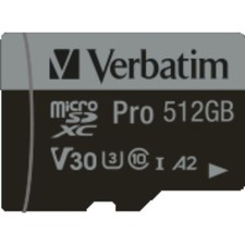 VERBATIM CARTE MICRO SDXC 512GB ADAP