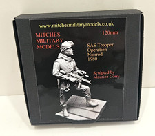 MITONES 120MM 1/16 MODELOS MILITARES SAS TROOPER OPERACIÓN NIMROD 1980 RESINA NUEVA