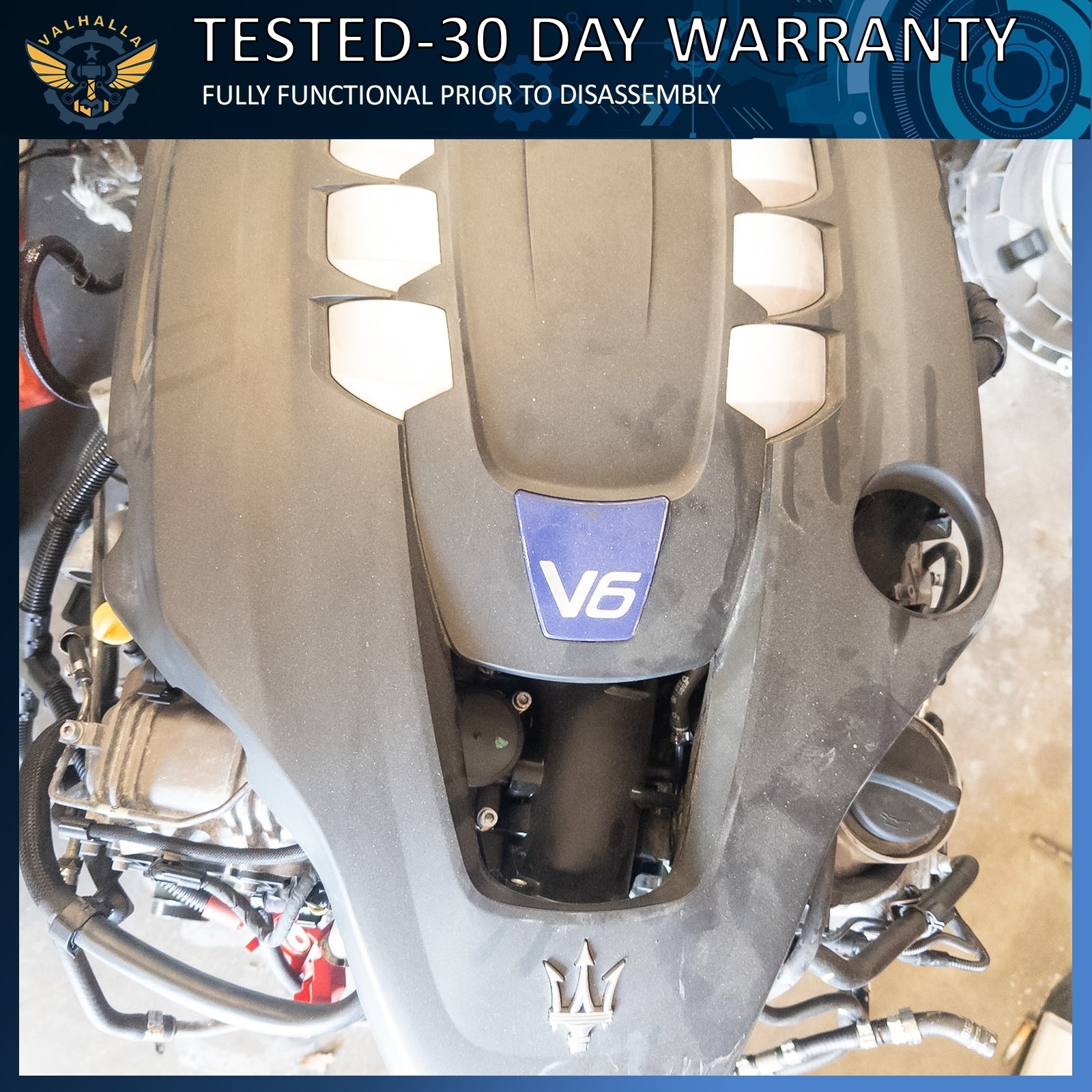 14-18 MASERATI GHIBLI M157 3.0L V6 DOHC 24V AWD SEDAN COMPLETE ENGINE OEM