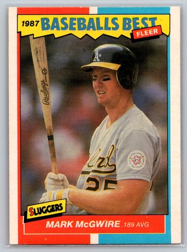 Mark McGwire #26 1987 Fleer Baseball's Best card