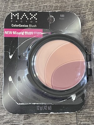 Max Factor ColorGenius Mineral Blush, Fragrance-Free, Oil-Free # 100 Roses