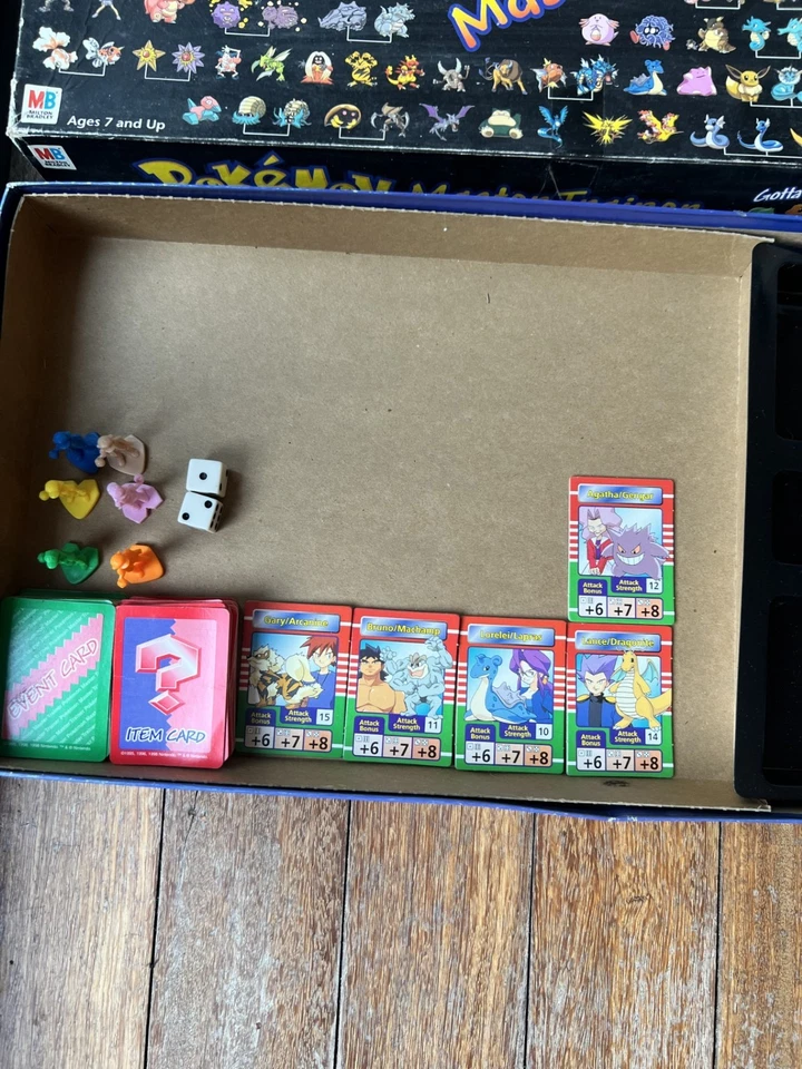 Pokemon Master Trainer Boardgame Complete Rare - Image 2 of 4