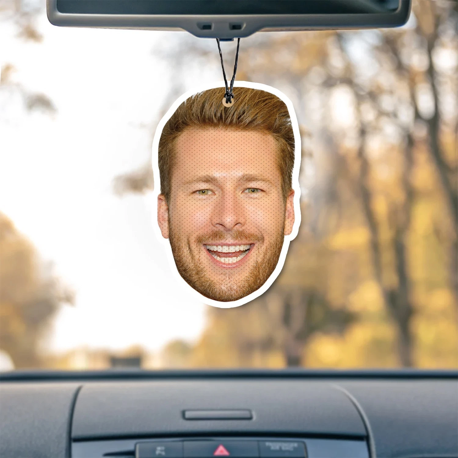 Glen Powell Unscented Hanging Car Air Freshener Freshie