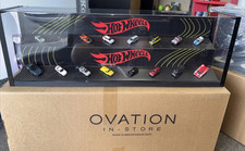 2025 Hot Wheels Store Display Case 45 X 15 X 9 New   16 Cars