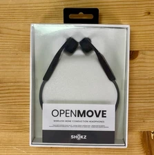 Shokz OpenMove Bone Conduction Open Ear Headphones Gray S661-ST-GY-US (Used) #b
