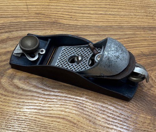 Vintage Montgomery Ward 1/2 Adjustable Throat Block Plane Powr-Kraft USA - Picture 2 of 8
