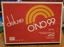 Vtg 1982 O'No Ono 99 Deluxe Card Game Maker Of UNO Complete Family Game Night
