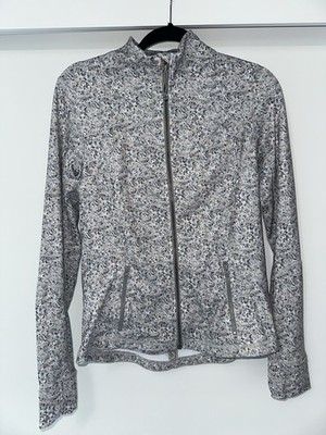 Lululemon Define Jacket 8 Fleur Silver Spoon