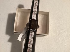 Sterling Silver Size 6 Large Brown Stone Ring New With Tags