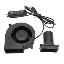 USB Blower Fan, DC 5V 3800 RPM 22 CFM Computer Cooling Fan with 3 Speed Mode