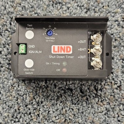 Lind Shut Down Timer SDT1230-022 FF 12V DC 30A Power Control Module