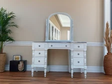 Vintage Mahogany Vanity  Makeup Table