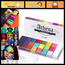 20 Colors Face  Body Paint Palette - Professional SFX Makeup Kit for Halloween,