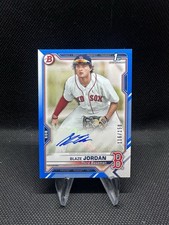 2021 BOWMAN PAPER PROSPECT AUTOGRAPHS BJ BLAZE JORDAN BLUE /150