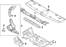 Genuine Nissan Splash Guard 50811-7JA1B
