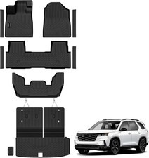 Auxko All Weather Floor Mats Cargo Mat with Backrest Mat for 2023-2025 Honda