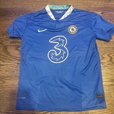 Nike Chelsea FC Dri-Fit Soccer Jersey Blue Size L M Officially Licensed