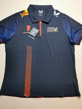 ORACLE RED BULL RACING F1 TEAM Womens UK 16 2024 Polo Shirt NEW Max Verstappen