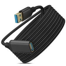 USB 3.0 Type a Male-To-Female Extension Cable, Braided Material, High Data7050