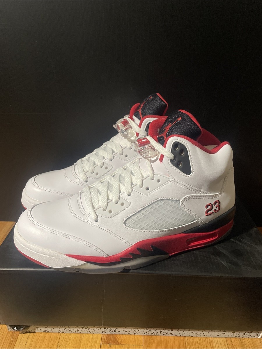 Size 9.5 - Air Jordan 5 Retro 2013 Fire Red for sale online | eBay