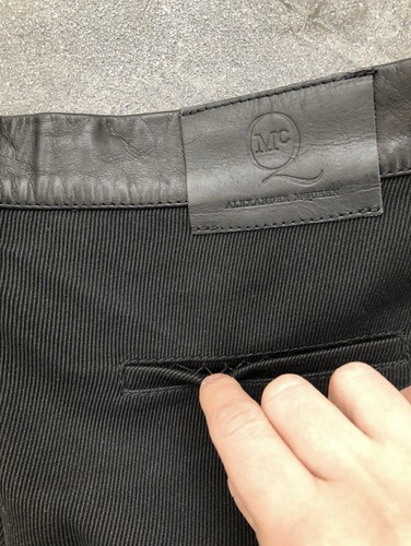 Alexander Mcqueen Leather Pants - Bild 10 von 12