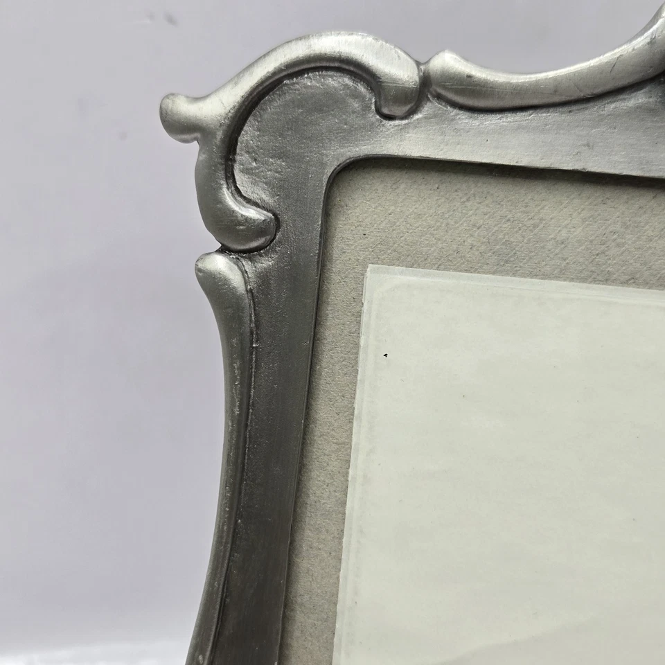 Marco de flores de rosas vintage 3D envejecido tono estaño núcleo de cabaña 3,5x5 Taiwán Foto 4 de 4