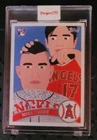 Topps Project 70 Mike Trout card 600, Keith Shore artist