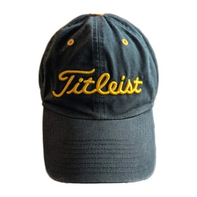 VTG Titleist Pittsburgh Pirates Hat Cap Strap Back Black MLB Twins Enterprise