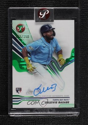2024 Pristine Green Pulsar Refractor 60/150 Osleivis Basabe Rookie Auto RC 1cc0